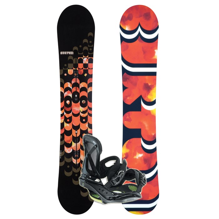 Burton Feelgood Channel Snowboard + Escapade EST Snowboard Bindings