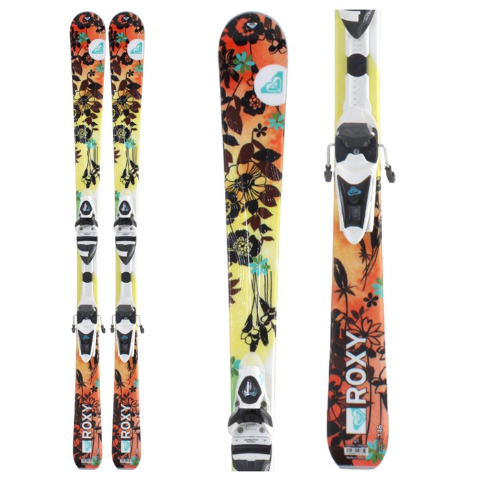 Roxy - Roxy Sugah Skis + Bindings - Women's - Used 2009 - Used