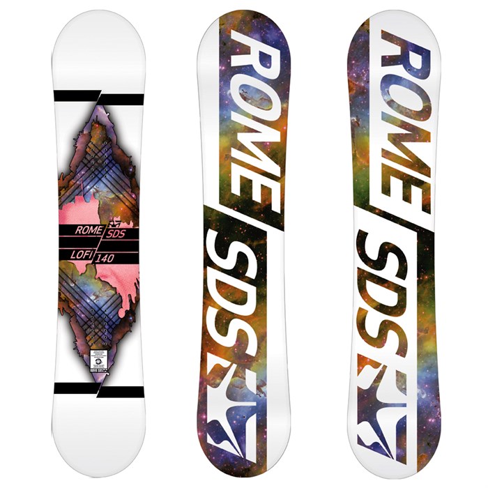 Rome Snowboards Women's Lo-Fi Snowboardパステルピンク149 Snowboard Rome Lo-Fi 2008⁄2009 :: Snowboard and ski catalog