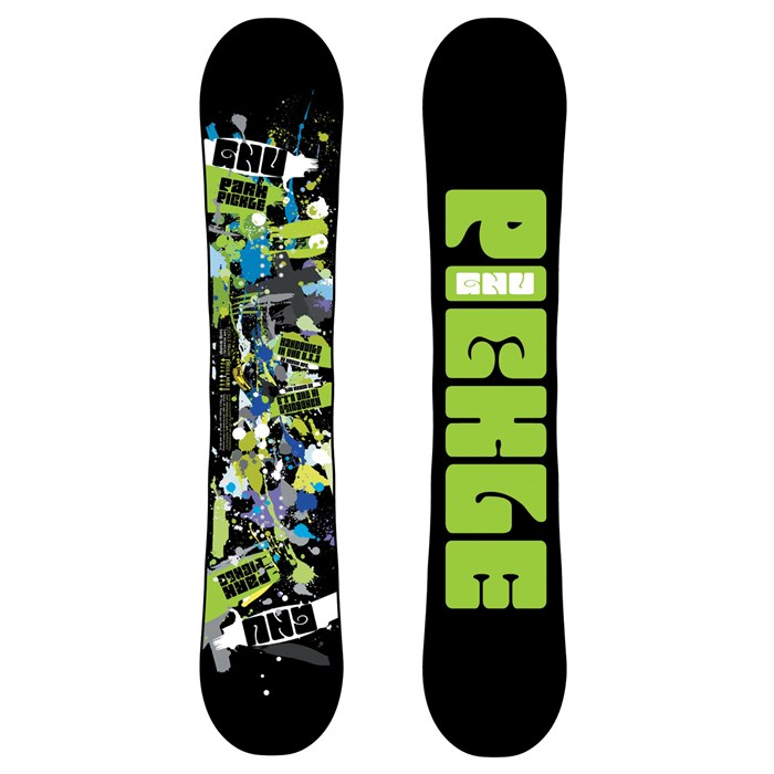 GNU - Park Pickle PTX Snowboard + Union Force Snowboard Bindings 2012