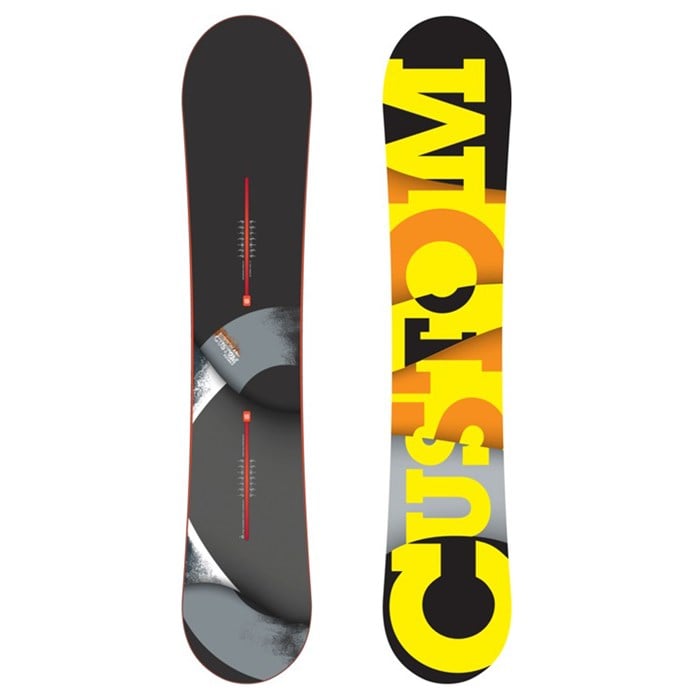 Burton - Burton Custom Flying V Snowboard + Cartel EST Snowboard Bindings 2012