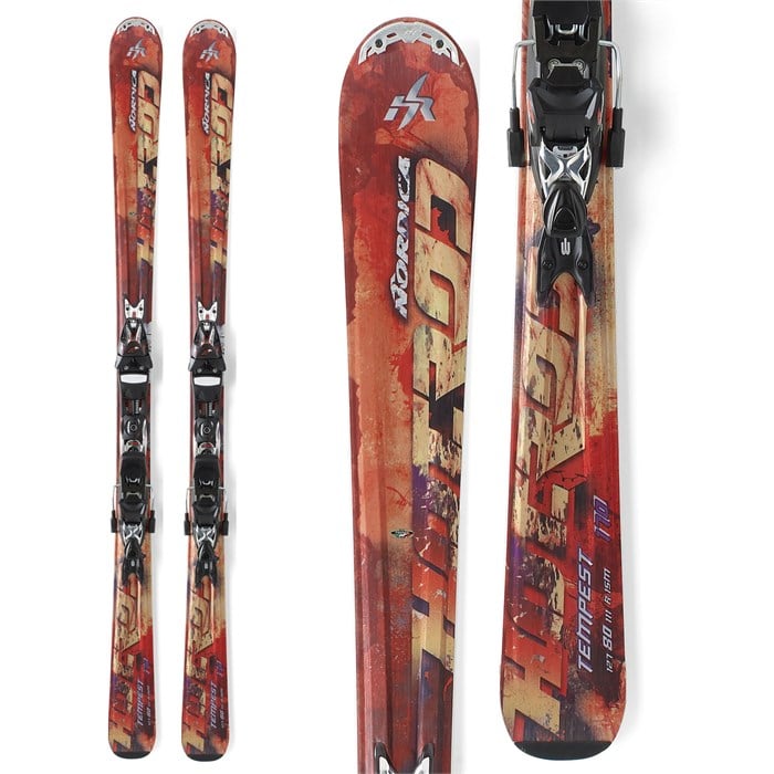 Nordica Hot Rod Tempest Skis + XBI CT Bindings 2012 | evo