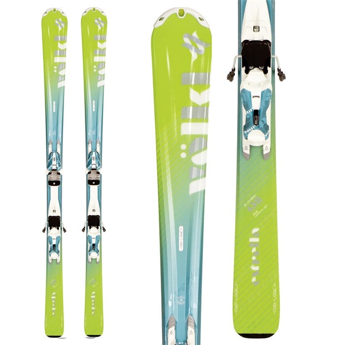 Volkl Estrella (Green) Skis + 3Motion 10.0 Bindings - Women's 2012