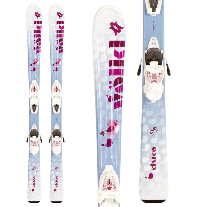 Volkl Chica Youth Skis w/Marker Bindings