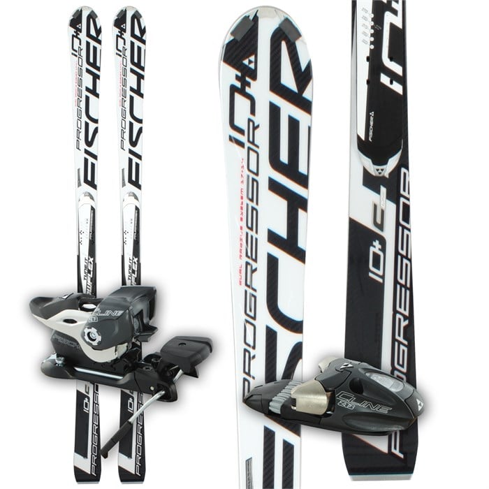 Fischer - Progressor 10+ C-Line Skis + C-Line Z13 Flowflex Bindings 2012