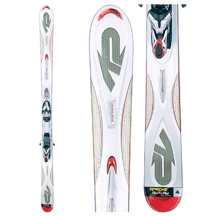 K2 - Apache Outlaw Skis + Marker IBX 12.0 Bindings 2006