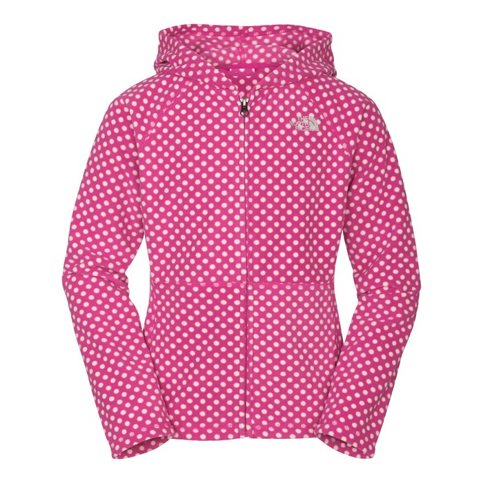 The North Face Dottie Glacier Full Zip Hoodie Youth Girl's evo