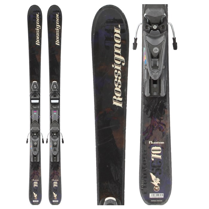 Rossignol Phantom 70 Jr Skis Bindings Youth Used 2009 Used evo
