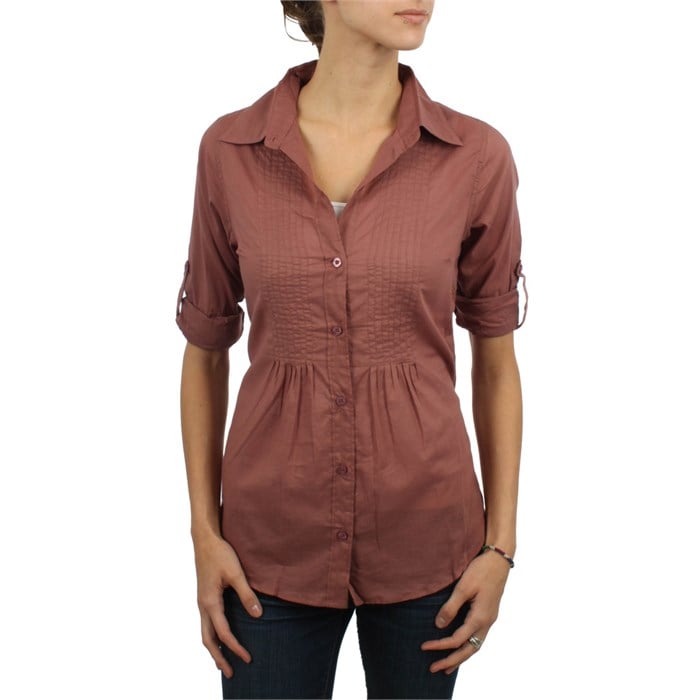 gray button down shirt women's