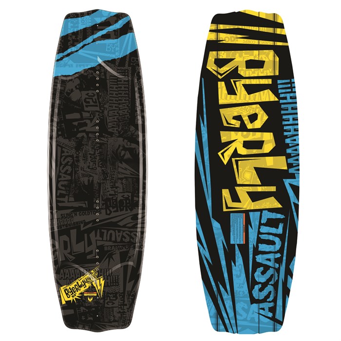 Byerly Wakeboards - Assault Wakeboard + Onset Wakeboard Bindings 2012