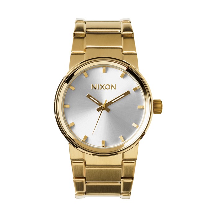 Nixon Cannon Black Dial Goild PVD Men's Watch A160510 3608700002170 -  Watches, Cannon - Jomashop