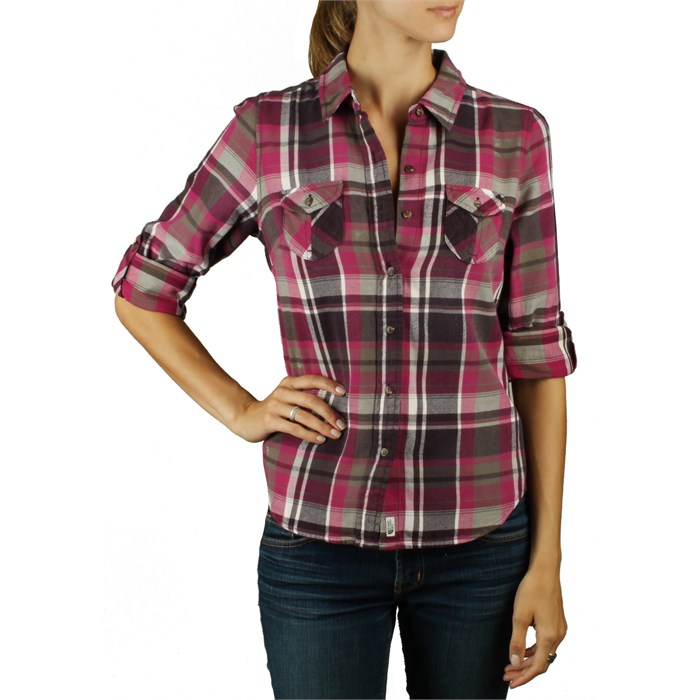 north face womens flannel shirts