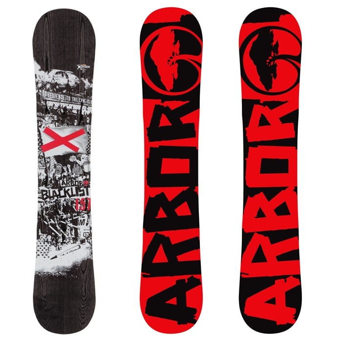Arbor Blacklist Mid Wide Snowboard 2013 evo