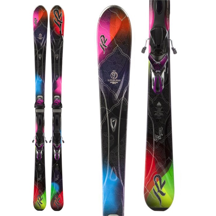 K2 SuperBurnin Skis + Marker ERS 11.0 TC Bindings - Women's 2013 | evo