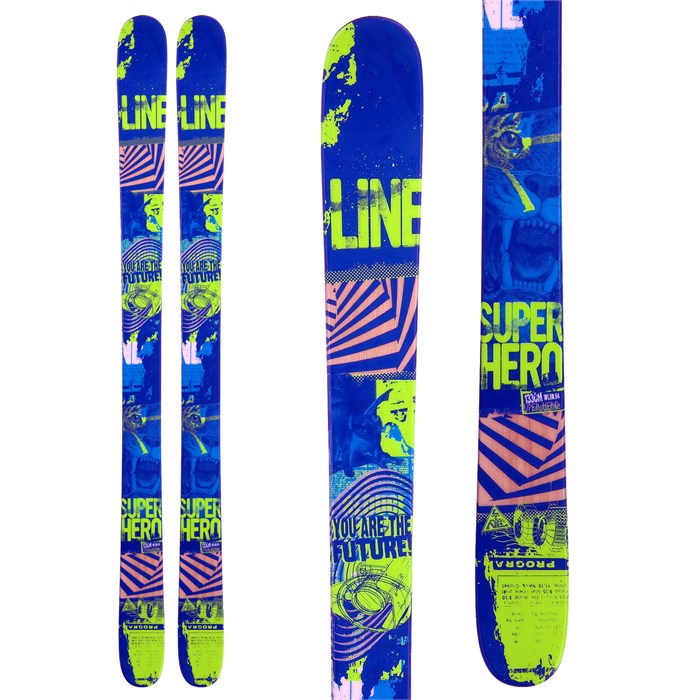 Line Skis Super Hero Skis Youth Boy's 2013 evo