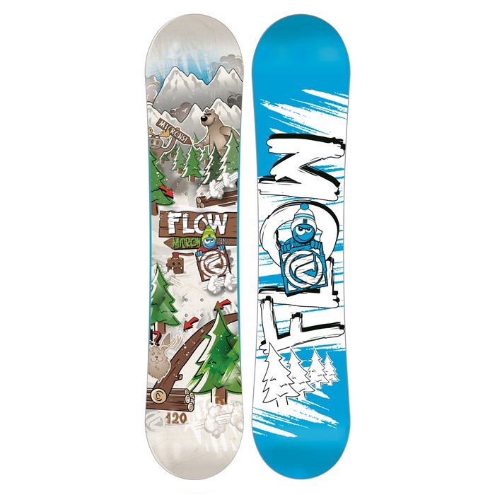 Flow - Micron Mini Snowboard + Micron Bindings - Youth 2013