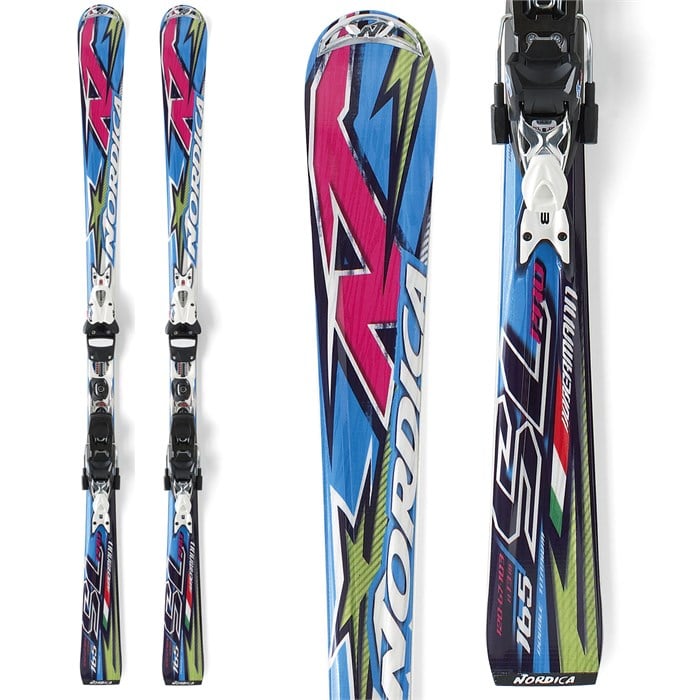 Nordica Dobermann Pro SL Skis + Comp 20 Bindings 2012 | evo Canada