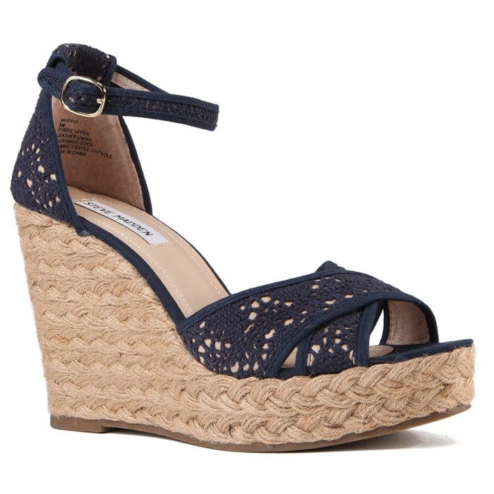 steve madden wedges tan