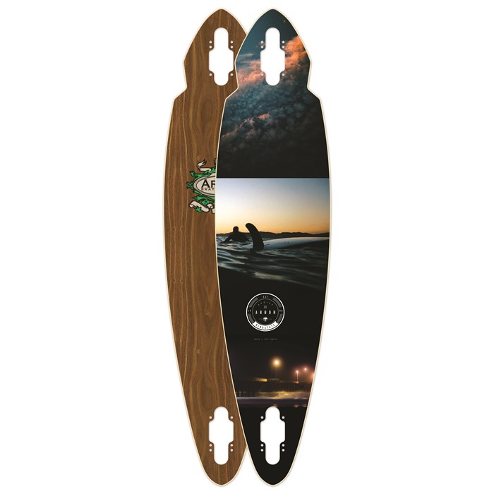 Arbor Mindstate Walnut Longboard Deck evo