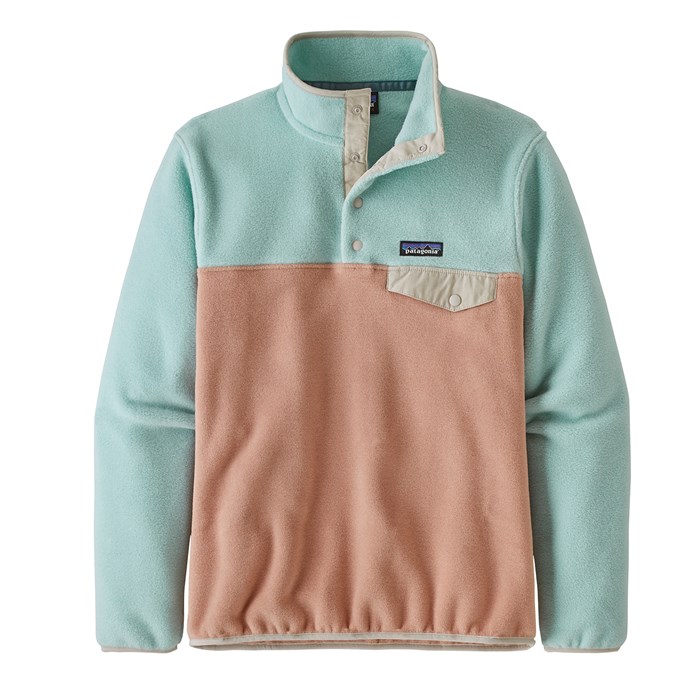 patagonia patterned lightweight fleece sweatshirt