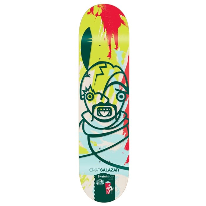 Alien Salazar Sketchbook 8.125 Skateboard Deck evo