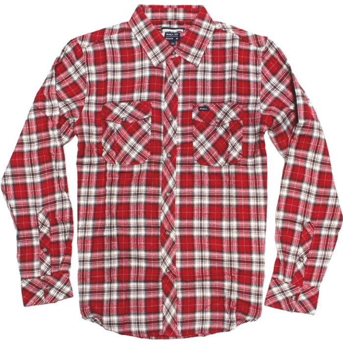 RVCA Tussle Long-Sleeve Button-Down Shirt | evo