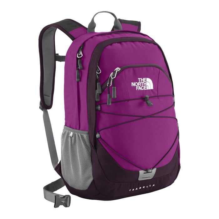 north face isabella backpack black heather