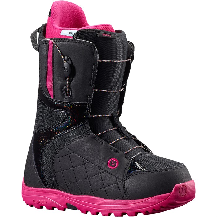 6 Burton Womens Mint Snowboard Boots 2015 Black-Mint