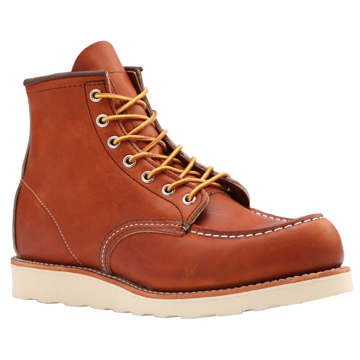 men's red wing 6 inch moc toe