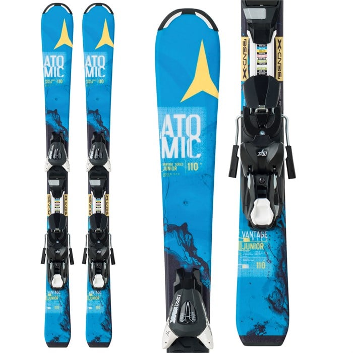 Atomic Vantage Jr III Skis + EZY 7 Bindings Big Kids' 2016 evo