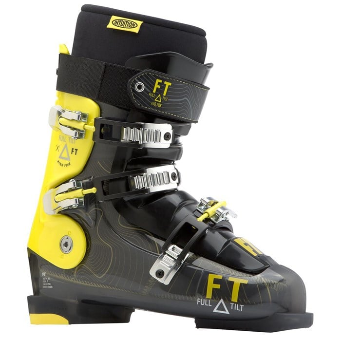 2015 Full Tilt High Five Grey/Yellow Size 24.5 Men's Ski Boots 