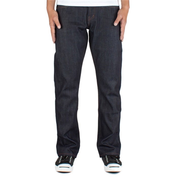 The Unbranded Brand Straight Fit Indigo Selvedge Jeans | evo