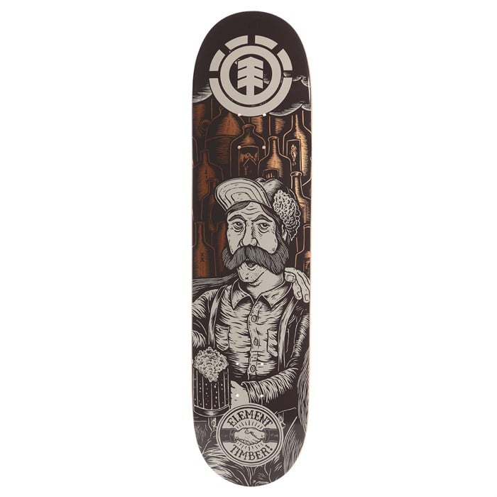 Element Timber Logo Dude 8.0 Skateboard Deck | evo