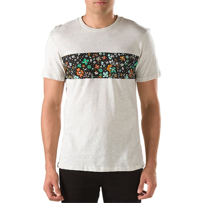 vans floral pocket tee