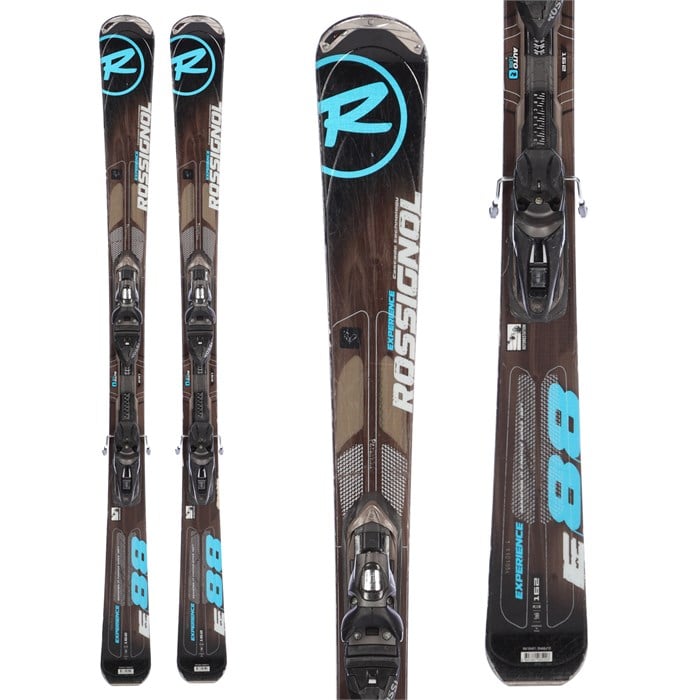 Rossignol Experience 88 Skis Axium 120 Demo Bindings Used 2012