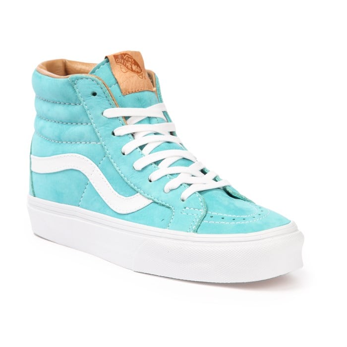 vans womens leather high tops