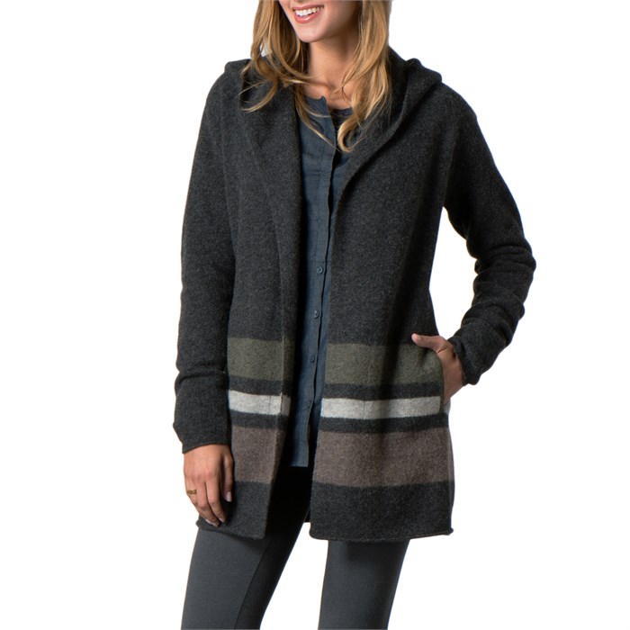 Toad & Co Merino Heartfelt Hooded Wrap Sweater Women's evo