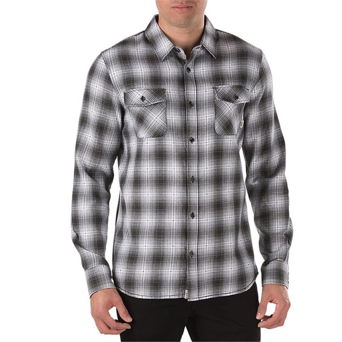 Vans Monterey LongSleeve ButtonDown Flannel Shirt evo