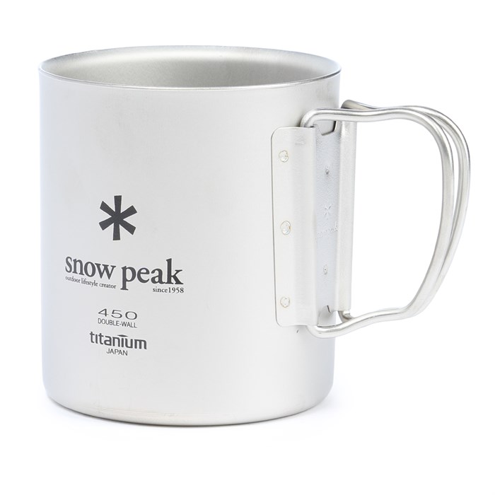 Snow Peak - 450ml Titanium Double-Walled Mug
