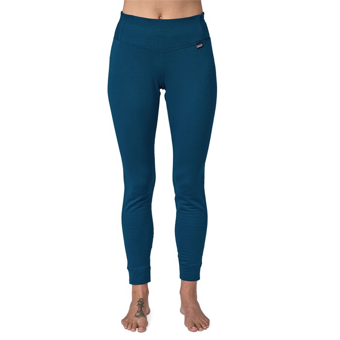 Patagonia Capilene women’s dark blue base layer leggings size medium