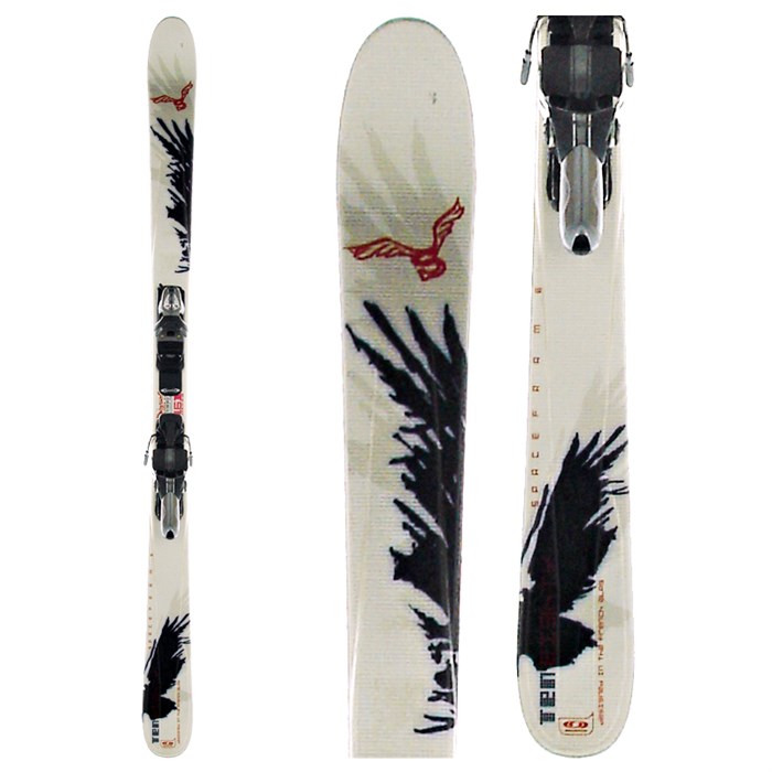 Salomon Teneighty Skis + Bindings Used 2005 evo