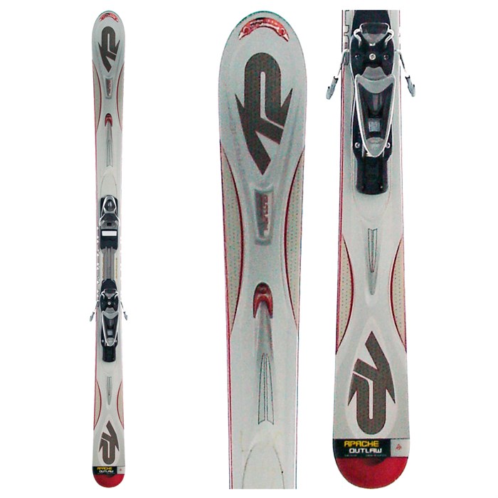 K2 Apache Outlaw Skis + Bindings Used 2006 evo