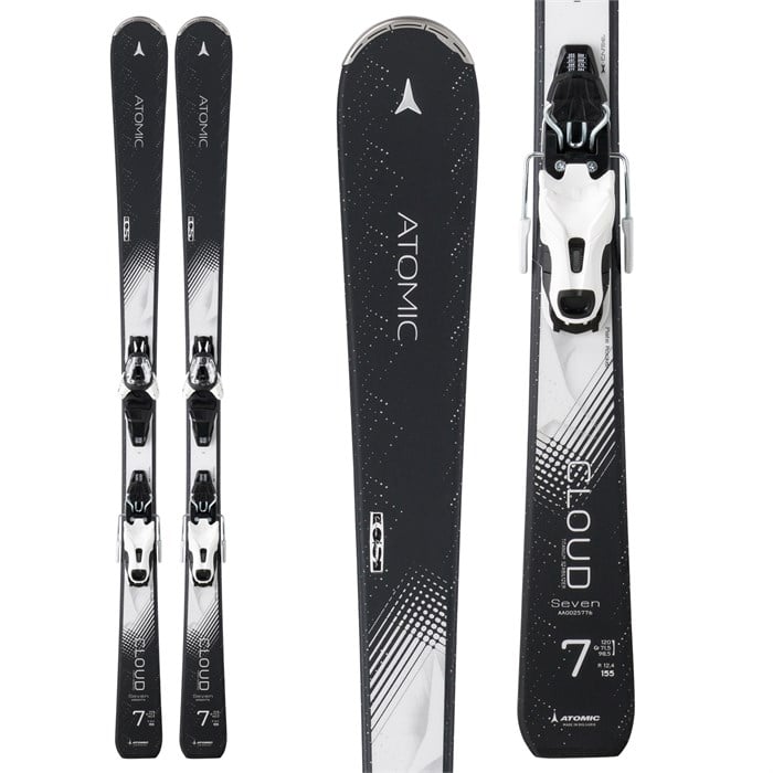 パターン ATOMIC ATOMIC アトミック CLOUD BLACK E LITHIUM 10 L80 SKI  スキー板＋ビンディングセット AASS02032 レディース 女性用板