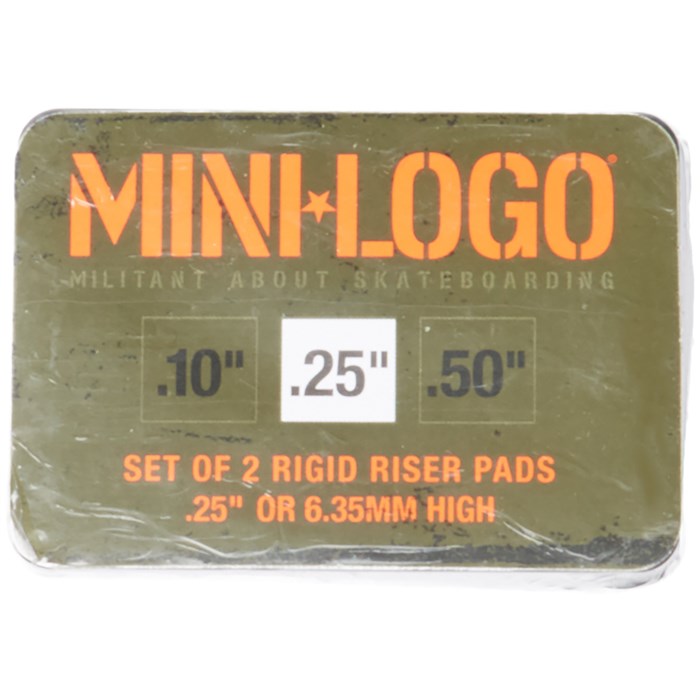 Mini Logo - Rigid .25" Riser Pads