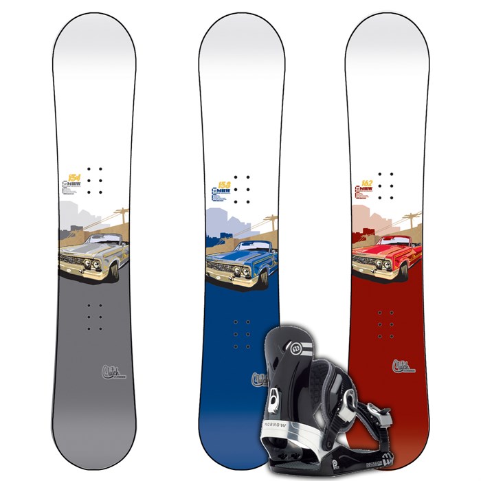 Morrow Clutch Snowboard + Invasion L Binding 2007 | evo