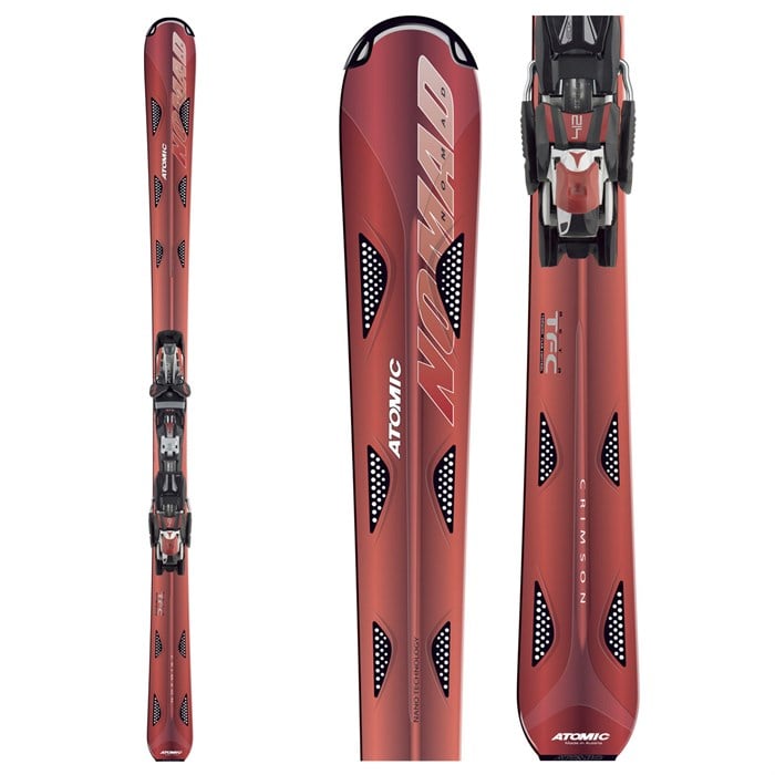 Atomic Nomad Crimson Skis + NEOX 4.12 Bindings 2008 evo