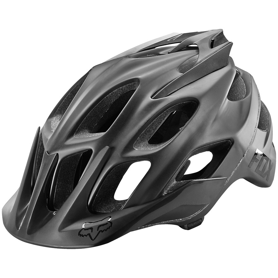 Fox Flux Matte Black Bike Helmet evo