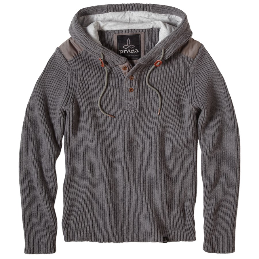 prana henley hooded sweater