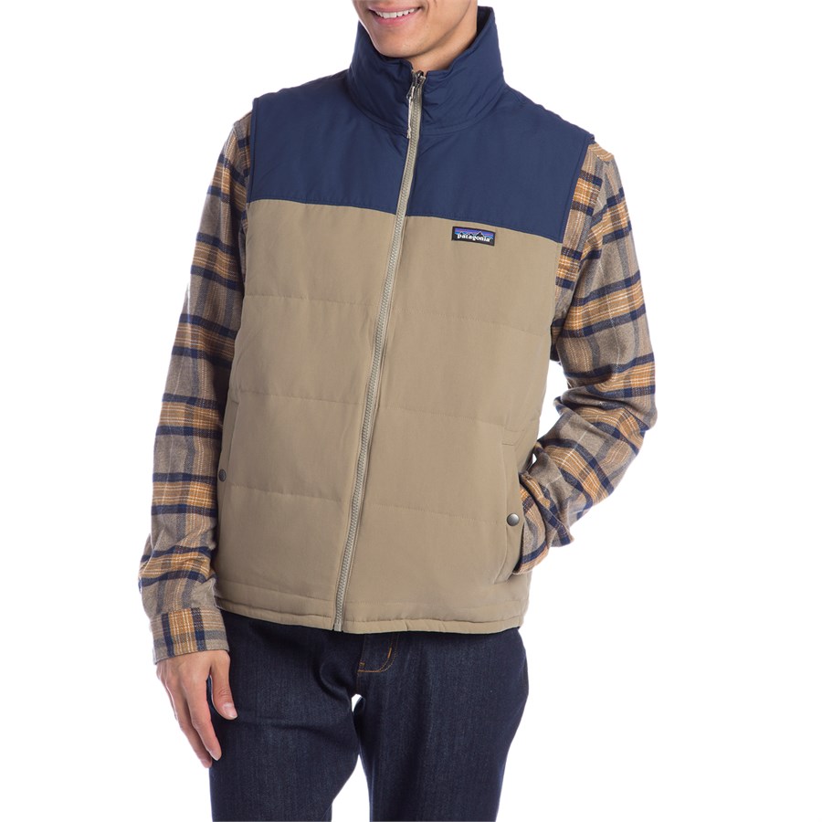 patagonia reversible bivy down vest forge grey