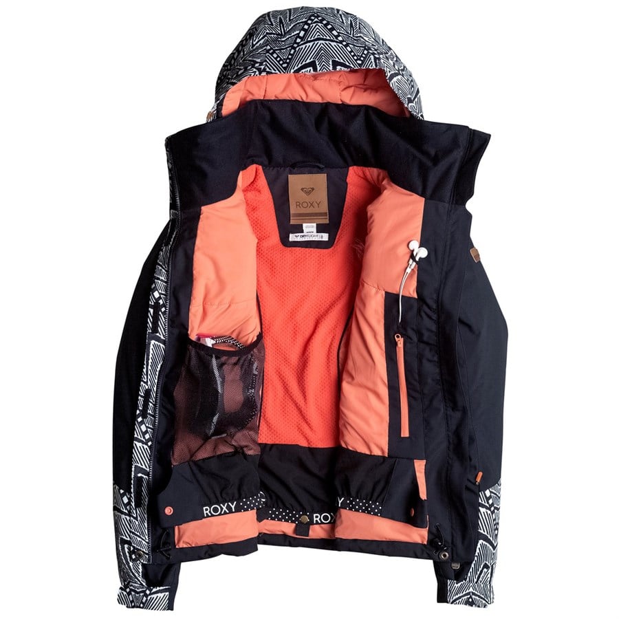 roxy flicker snowboard jacket